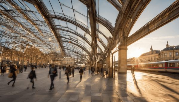 Découvrir la gare de bordeaux saint jean et la rue charles domercq à bordeaux