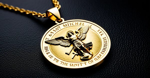 La médaille saint michel : un bijou d'élégance en or